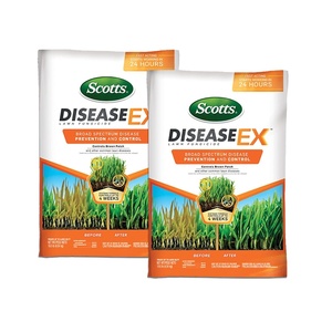 image:imageScotts DiseaseEx Lawn Fungicide for Lawn Care  Controls and Prevents Brown Patch Pythium Blight and More as Listed Treats Up to 5000 sq ft 10 lbs5 000 sq ft 2Pack