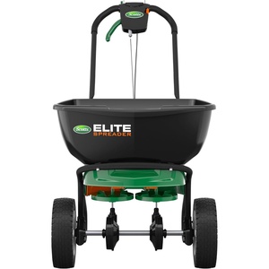 image:imageScotts Turf Builder EdgeGuard DLX Broadcast Spreader  Spreader for Lawn Fertilizer Weed amp Insect Control Grass Seed and Ice Melt Holds Up to 15000 sq ft of ProductSingle Pack