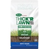 image:imageScotts Turf Builder ThickR Lawn Sun and Shade  Combination Grass Seed Lawn Fertilizer and Soil Improver Thickens Thin Grass Covers 1200 sq ft 12 lb10 lb