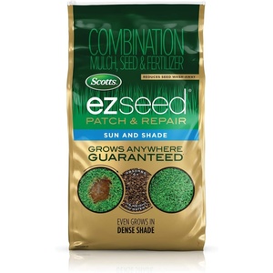 image:imageScotts EZ Seed Patch amp Repair for Sun and Shade  Combination Mulch Sun and Shade Grass Seed amp Fertilizer for Bare Spots amp Lawn Patch Repair Covers up to 85 sq ft 375 lb10 lb