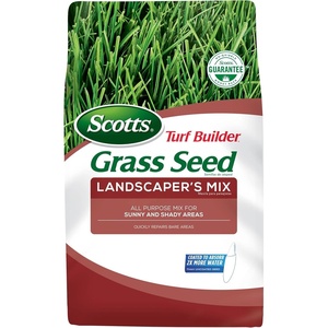 image:imageScotts Turf Builder Grass Seed Landscapers Mix  All Purpose CoolSeason Grass Seed for Northern Lawns Covers up to 2800 sq ft 7 lb40 lb