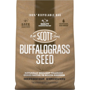image:imageOM Scott and Sons Buffalograss Seed Naturally Drought Tolerant Native Grass Seeds for Lawns Covers up to 350 sq ft 07 lbBuffalo Grass