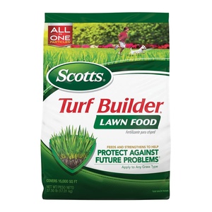 image:imageScotts Turf Builder Lawn Food  Fertilizer for Grass for All Grass Types 5000 sq ft 125 lb15 000 sq ft