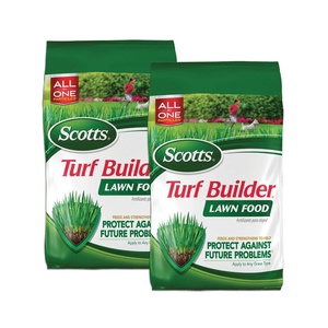 image:imageScotts Turf Builder Lawn Food  Fertilizer for Grass for All Grass Types 5000 sq ft 125 lb5 000 sq ft 2Pack