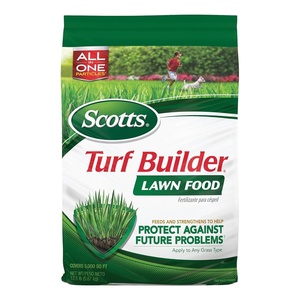 image:imageScotts Turf Builder Lawn Food  Fertilizer for Grass for All Grass Types 5000 sq ft 125 lb5 000 sq ft