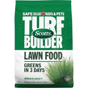 image:imageScotts Turf Builder Lawn Food 158 lbs  3804 Granular Fertilizer for All Grass Types Covers up to 5000 sq ft5 000 sq ft
