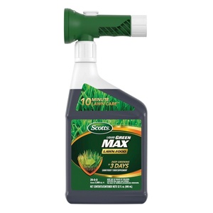 image:imageScotts Turf Builder Liquid Lawn Food Plus Weed Control  Weed and Feed Spray Controls Dandelions Clover and Others as Listed 32 fl ozLiquid Fertilizer