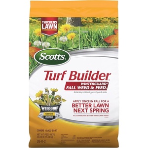 image:imageScotts Turf Builder WinterGuard Fall Weed amp Feed3 Weed Killer Plus Fall Fertilizer 4000 sq ft 1143 lbs3384 pounds