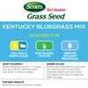 image:imageScotts Turf Builder Grass Seed Kentucky Bluegrass Mix  Grass Seed Plus Lawn Fertilizer and Soil Improver Grows Dense Green Turf Covers Up to 3730 sq ft 56 lb7 lb