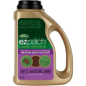 image:imageScotts EZ Patch Lawn Repair for St Augustine Lawns  ReadytoUse Mulch amp Fertilizer Grass Patch Repair Covers up to 85 sq ft 375 lbs1 Pack