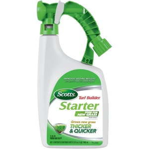 image:imageScotts Turf Builder Starter Food for New Grass 15 lb  Lawn Fertilizer for Newly Planted Grass Also Great for Sod and Grass Plugs  Covers 5000 sq ftLiquid Starter Lawn Fertilizer