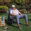 image:imageOM Scott amp Sons Trucker Hat  White Khaki  One Size Fits Most