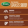 image:imageScotts Turf Builder Grass Seed High Traffic Mix  Grass Seed Plus Lawn Fertilizer and Soil Improver SelfRepairs Covers Up to 2800 sq ft 56 lb24 lb