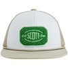 image:imageOM Scott amp Sons Trucker Hat  White Khaki  One Size Fits Most