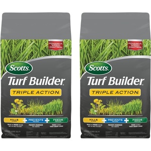 image:imageScotts Turf Builder Triple Action1 Combination Weed Control Weed Preventer and Fertilizer 2502 5000 sq ft 1410 lbs8 000 sq ft