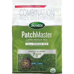 image:imageScotts PatchMaster Lawn Repair Mix Tall Fescue Mix 475 lbs  Combination Grass Seed Grass Fertilizer and Mulch Lawn Patch Repair10 LB