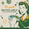image:imageOM Scott amp Sons H2HOSE Water  NonCarbonated Canned Drinking Water 12 fl oz 12pack
